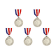 thumbnail image 1 of Medalla Digital Garland 123 Concurso Proyecto Escuela Aprendizaje Medalla Oro Plata Bronce (Plata) [Énfasis en Cada Sello Embolsado], 1 of 4