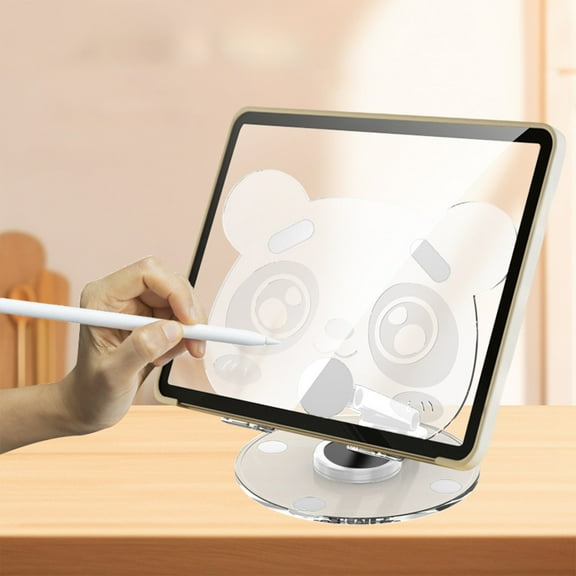 Foldable Cell Phone Tablet Stand, Adjustable Angle, Stable Resin Structure, Easy Heat Dissipation, Compact Portable, for Phones Tablets, Travel Office