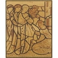 thumbnail image 2 of Sir Edward Coley Burne-Jones 15x18 Black Ornate Wood Framed Double Matted Museum Art Print Titled - The Song of Solomon - ‘Whither is Thy Beloved Gone, O Thou Fairest Among Women’, 2 of 5