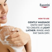 Eucerin Advanced Repair Cleansing Body and Face Cleanser for Normal to Dry, Sensitive Skin, 16.9 fl oz Bottle