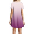 thumbnail image 4 of TJAZFJPA Robes de Bal Femmes Robes d'Été Décontractées Manches Courtes Robes d'Été T-Shirt Décontractées Jupes de Plage Mini Robes Robe de Bal Rouge Robe d'Été Blanche pour Femmes, 4 of 5