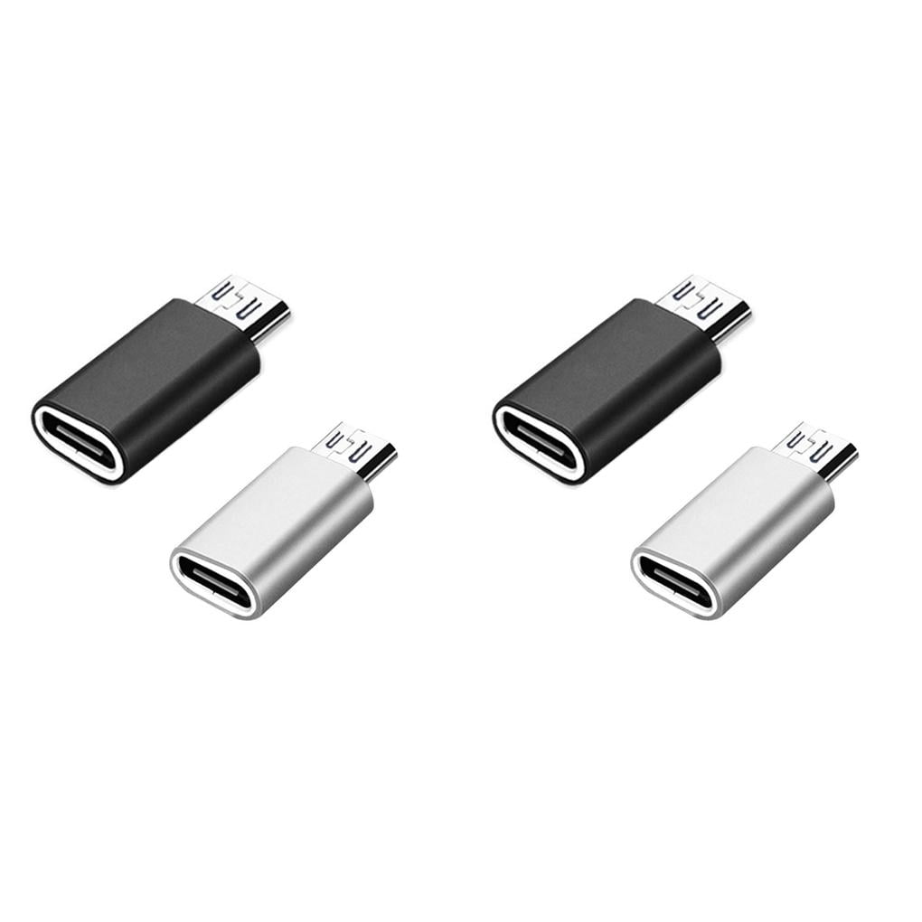 2pcs Mini Typec Female To Micro USB Female Adapter Phone USB 3.0