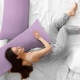 thumbnail image 2 of Unique Bargains Zippered Microfiber Body Pillowcases Pillowcase 2pcs, 2 of 9