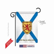 Breeze Decor 58187 Canada Provinces Nova Scotia 2-Sided Impression Garden Flag - 13 x 18.5 in.