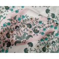 thumbnail image 4 of oneOone Silk Tabby Fabric Leaves & Floral Block Print Fabric By The Yard 42 Inch Wide, 4 of 4
