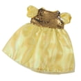 thumbnail image 4 of American Doll Dress Outfits 43cm Baby Dolls 18 '' Girl Fashion Daily Dress up Amarillo Zulema Falda de muñeca americana, 4 of 8