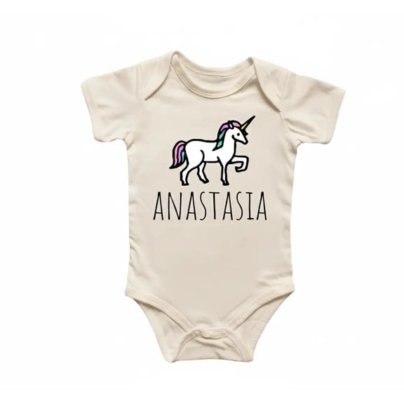 Unicorn Newborn Baby Bodysuit