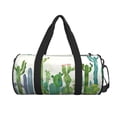 thumbnail image 2 of Bingfone Cartoon Cactus Print Gym Duffle Backpack for Men Women,Travel Weekender Carry-On Bags with Detachable Back Pack Straps for Traveling Overnight Climb Sports, 2 of 8