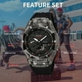 thumbnail image 4 of SKMEI Mens Digital Watch Sports Military Multifunctional Watches Waterproof Outdoor Chronograph Wrist Watches for Men with LED Back Ligh/Alarm/Date, 4 of 9