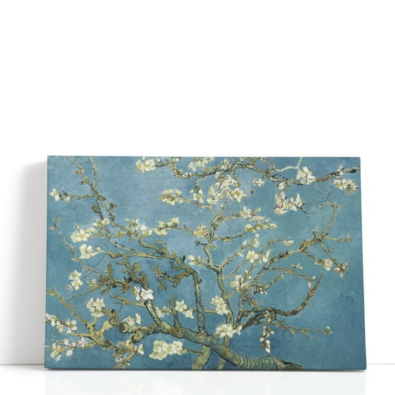 Almond Blossom, 1890 - Wrapped Canvas Print Wall Art | 18" W x 12" H
