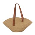 thumbnail image 2 of Bolso de playa de concha de verano, bolso de mano tejido a mano para mujer informal a la moda para viajes (caqui) Sywqhk Para Estrenar, 2 of 8