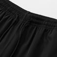 thumbnail image 4 of Teen Boys Cargo Shorts Youth Kids Quick Dry Lightweight Pull-On Hiking Shorts for Sports Outdoor with Zipper Pockets Years 7-19 Black-A, 4 of 9