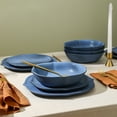 thumbnail image 4 of Stone Lain Baskerville 24-Piece Dinnerware Set Stoneware, Blue, 4 of 6