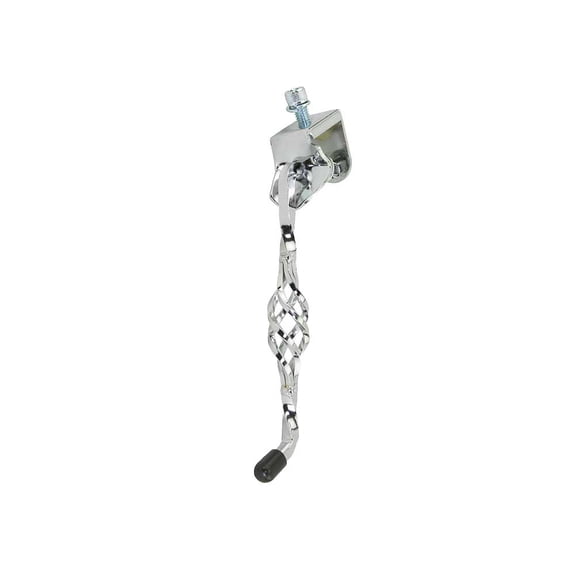 Alta Steel Bicycle Chrome Cage Twisted Bike Kickstand Center Mount, Multiple Sizes. (7 1/2")