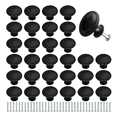 thumbnail image 1 of Tiradores Pomo Manija Perilla Para Cajon Armario Gabinete Negro, 1 of 5