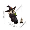 thumbnail image 3 of ChicYu Halloween Skull Figurine Decor Creatives Resin Art Ornament for Tabletop Display Spooky Intricate Design Easy to Place Reusable Holiday Decoration, 3 of 5