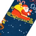 thumbnail image 3 of Cool Socks, Colorful Funny Novelty Prints, Cute Socks for Women, Sleigh All Day, 3 of 6