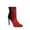 Red-6, variant on MKF Collection Celeste Ankle Women's Boot with Thin Heel by Mia K