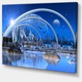 thumbnail image 2 of Paysage Fantastique Bleu - Impression sur Toile, 2 of 4