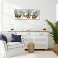 thumbnail image 5 of Christmas Pictures Wall Decor, 3 Piece Sleigh Deer Snowman Poster Prints for Holiday Wall Decor, Merry Christmas Canvas Wall Art for Kitchen Bathroom Living Room, 5 of 6