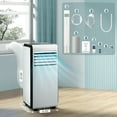 thumbnail image 2 of Havato 5000 BTU(8000 ASHRAE) Portable Air Conditioner, Covers up to 150 Sq. Ft., Integrating Dehumidification, Fan and Refrigeration, 24-Hour Timer, White, 2 of 7