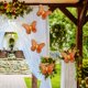 thumbnail image 2 of Adhesivos de pared de mariposas 3D para hacer tú mismo, papel perlado de cuatro capas con perlas huecas, decoración para bodas, festivales y el hogar, multicolor, 2 of 8