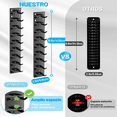 thumbnail image 2 of 2pcs Gancho Organizador De Gorras Para Pared Xtellar negro, 2 of 4