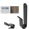 thumbnail image 2 of 2pcs Horizontal Snowboard Wall Mount Clips, Snowboard Storage Skateboard Wall Mount Display Rack, Snowboard Display Wall Mount 10*2CM, 2 of 5