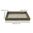 thumbnail image 5 of nu steel Trillium Soap Dish in Pearl escent Mosaic & Wood GLA428-3H, 5 of 5