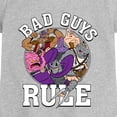 thumbnail image 2 of Teenage Mutant Ninja Turtles - Bad Guys Rule Girls' Fitted Short Sleeve Graphic T-Shirt, 2 of 4