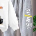 thumbnail image 6 of Kaprioy Boys Clothes Fall Winter Outfits Kids Fall Boys Pants Set Kids Letter Print Sweatshirts 2PCS Long Sleeve Cartoon Clothing, 6 of 7