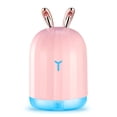 thumbnail image 1 of GPCT 220ml Cool Mist Humidifier Ultrasonic Air Diffuser Atomizer with 7 Color Breathing Lights Auto Off Office Home Yoga Pink, 1 of 9