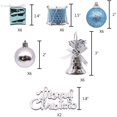 thumbnail image 3 of Juego de adornos para árboles de Navidad, 32 piezas Mini adornos de bolas rojas y doradas de Navidad para árboles de Navidad Adepaton WMZL-2258-1, 3 of 8