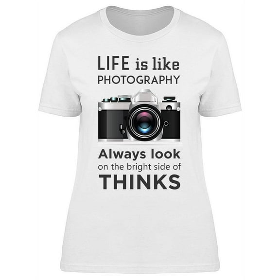 Always Look On The Bright Side T-Shirt Women -Image by Shutterstock, Female 3X-Large