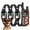 Three-Black, variant on PetJoy 2 in 1 Dog Shock Collar with Remote 2 Dogs,3300Ft Dog Training Collar with 4 Modes,IPX7 Waterproof Bark Collar for Small to Large Dogs with Flashlight,2 Count