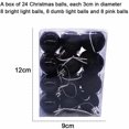 thumbnail image 2 of Adornos navideños para árbol de Navidad - adornos colgantes para árboles de Navidad negros, 2 of 5