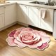 thumbnail image 4 of Diatomaceous Earth Bath Mat Antiskid Absorbent Quickly Dry Bathroom Door Floor Dirt Proof Soft Decorative Rose Shape, 4 of 6
