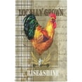 thumbnail image 2 of Dreamtimes Rooster Vintage Daisy Flower Kitchen Towels Dish Bar Tea Towel Dishcloths Set of 4 Super Absorbent Soft 18 x 28 inches, 2 of 7