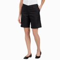 thumbnail image 2 of Dickies FR22 Women's Flat Front Shorts - Dark Navy - 12, 2 of 3