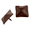 Sealed Rusted, variant on 10 Pack 1.5 Inch Sealed Unfinished Decorative Door Nail Clavos By Borderland Rustic Hardware