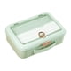 thumbnail image 5 of Caja de almacenamiento de documentos, organizador de archivos con asa, multifuncional, portátil Verde claro, 5 of 8