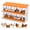 Orange, variant on EastVita 6 Holes Chicken Nest Box Chicken Nesting Boxes for Laying Eggs with Ventilation Holes and AntiPeck Design Space-Saving Design Nesting Box Suitable for Hens and Ducks Blue