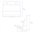 thumbnail image 4 of Gaming Keyboard Stand for Wall Mounting - Adhesive or Screw Mount Installation - Stylish and Space Saving Solution for Gamers, Home & Office (KBW01), 4 of 5