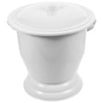 thumbnail image 1 of Minkissy Household Portable Toilet Plastic Grey 1Set, 1 of 8