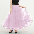 thumbnail image 6 of Weiqiqre Womens Skirts Ankle Length Petticoats Long Plus Size Wedding Slips Crinoline Underskirt for Prom Evening Wedding Dress, 6 of 9