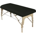 thumbnail image 3 of ForPro Collection Professionnelle Drap-Housse en Microfibre Premium pour Tables de Massage, Ultra-Léger, Résistant aux Taches et aux Plis, 36 Pouces L x 77 Pouces L x 7 Pouces H, Noir, 3 of 4