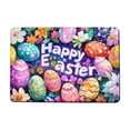 thumbnail image 6 of Tyidzon Easter Door Mat, Easter Buny Welcome Doormat, Happy Colorful Rabbit Front Door Mat Non-Slip Backing Spring Doormat for Indoor Outside Entrance Home Decor, 6 of 6