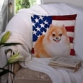 thumbnail image 3 of Carolines Treasures BB9716PW1414 Pomeranian 2 Patriotic Fabric Decorative Pillow  14Hx14W multicolor, 3 of 4