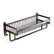 thumbnail image 4 of Toallero para baño Gloria soporte de aluminio sólido colgador de toallas negro, 4 of 9