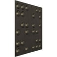 thumbnail image 2 of Ekena Millwork 19 5/8"W x 19 5/8"H Emery EnduraWall Decorative 3D Wall Panel, Universal Aged Metallic Weathered Steel (Covers 2.67 Sq. Ft.), 2 of 6